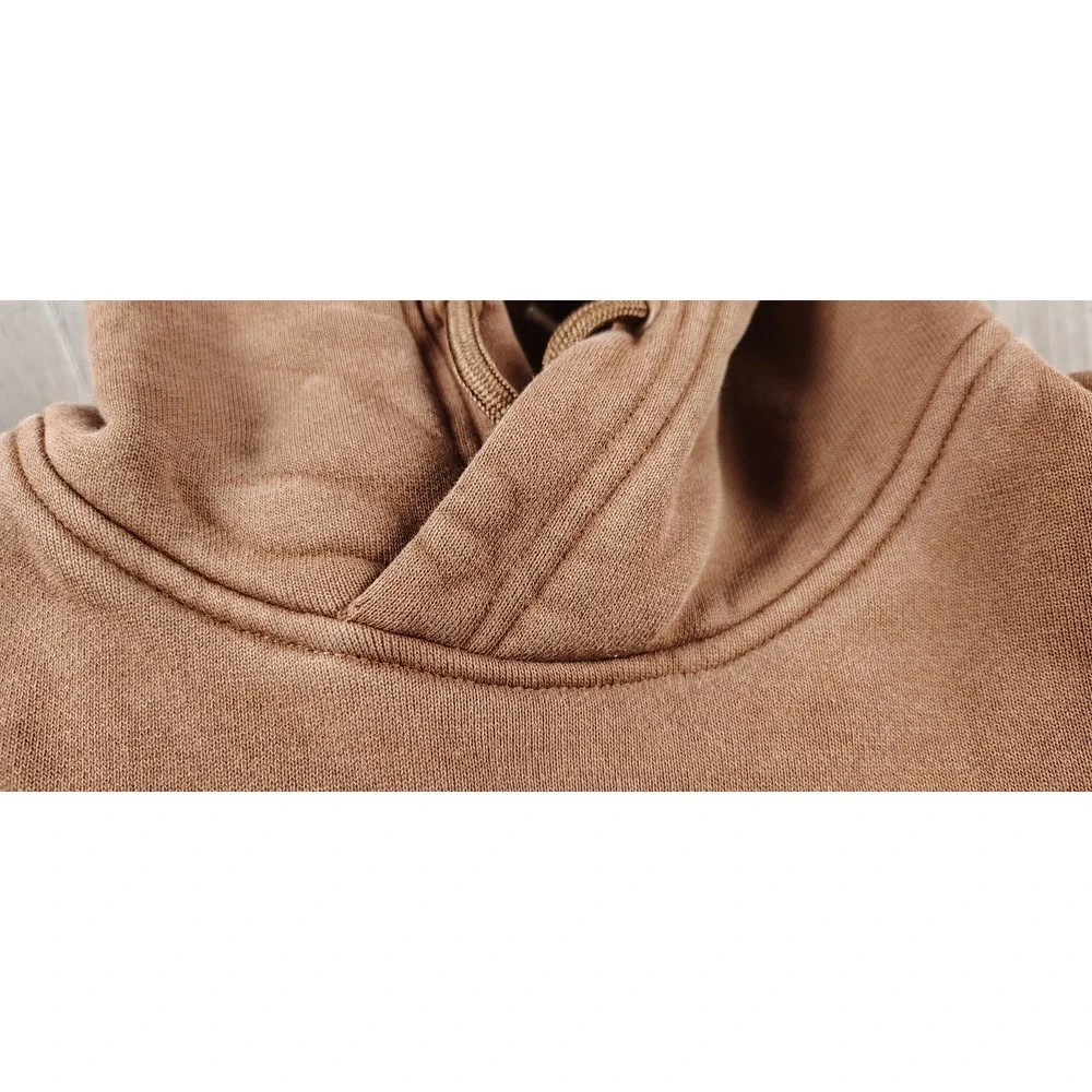 Adidas S 4.0 Strike Through Hoodie Skateboarding Pullover Trefoil Brown IJ0982 *